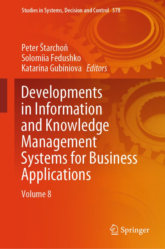 Studies in Systems, Decision and Control578- Developments in ... - cover