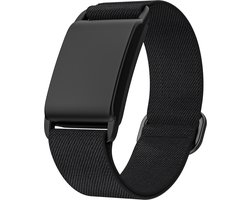 Stravo Verstelbare Nylon Sport Loop bandje met Schuifgesp geschikt voor Whoop 4.0/Whoop 3.0 – Ademend & Duurzaam Beschermhoes, Perfect voor Fitness - Zwart(Black) - Smartwatchbandje - Whoop 4.0/3.0 Bandje