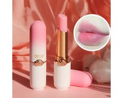 OMGA| Lippenbalsum Peach Color Changing Lipstick | Perzik Lippenstift voor Vollere Lippen |Hydraterende Roze Lipgloss | Lip balm pearl shine | balsem voor Grotere lippen - lip protector | Lip stick voor Dikkere lippen | Roze