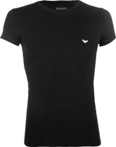 Emporio Armani - Basis T-Shirt V-Hals Zwart - XL