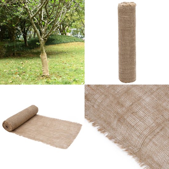 Rouleau de jute vidaXL 200 g/m² 0 m 100 % jute - Rouleau de jute - Rouleaux de jute - Jute en rouleau - Rouleau de jute