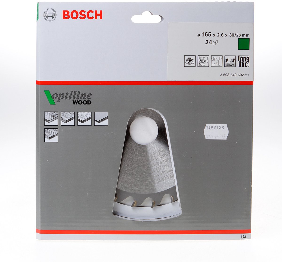 CIRKZB OPT 165X30/20X2,6 24T WZ