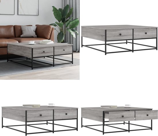 Tv-meubel 120x40x40 cm bewerkt hout hoogglans grijs