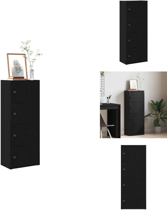 VidaXL Boekenkast 60x24x120 Cm Bewerkt Hout Artisana Eikenkleurig 978236237