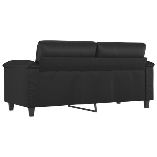 Schuitema 2-Zitsbank Leather Black bij
