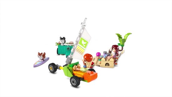 LEGO Friends Surf et scooter s'amusent avec les chiens - 42641