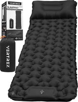 Vertrex Inflate-X1 Slaapmat met Ingebouwde Pomp - Luchtbed - 1 Persoons - Nachtzwart