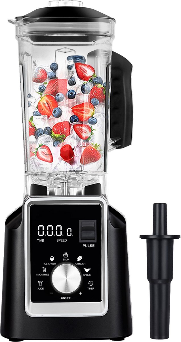 VAIVE Ultra Power Blender - 2L - 2200W - 9 Snelheden - Perfect voor Smoothies & IJscrushen