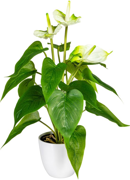 Kunstplanten Kleine nepplanten kunstmatige ingemaakte faux planten bureau plant for binnen en buiten, valse groene planten for home decor binnen (Color : 45cm vase