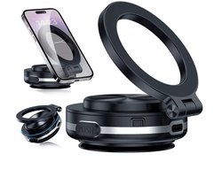 Vacuüm Magnetische Telefoon Houder - Car Holder - Zuignap Telefoonhouder Voor Auto - Magnetisch - Geschikt Voor Alle MagSafe Hoesjes - 360 Graden Draaibaar