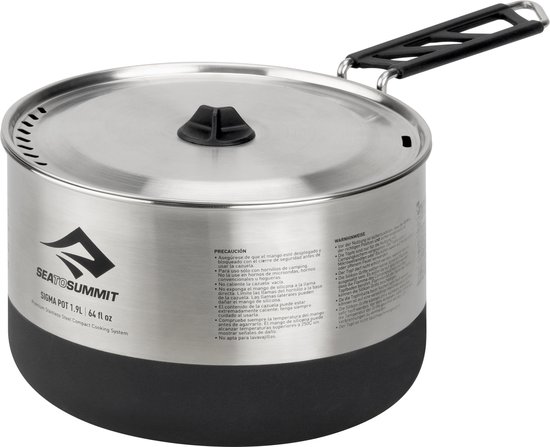 Sea to summit Sigma Pot 1,9L Pan Grijs 1,9L