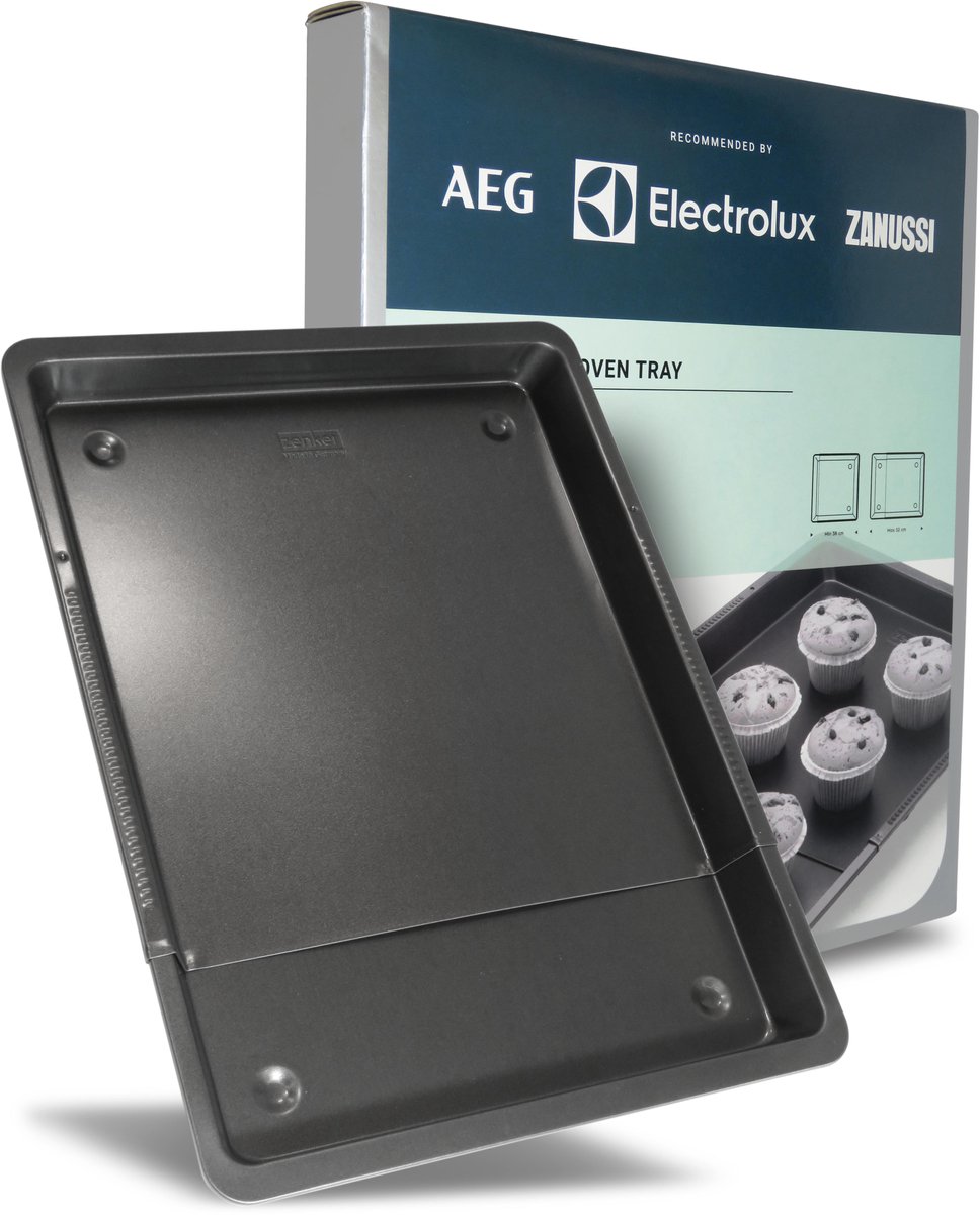 AEG M9OOET10 Uitschuifbare Bakplaat Zwart