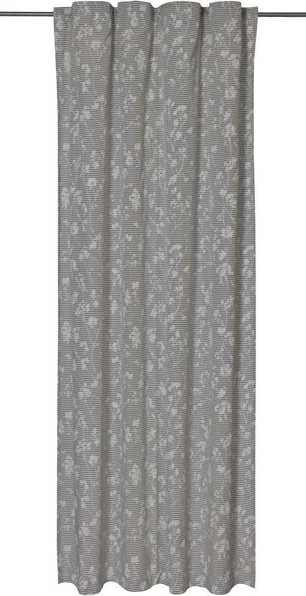 Elbersdrucke Gordijn met verborgen lussen Yuna 255x140 lichtgrijs-wit WeißGrau