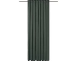 Elbersdrucke Gordijn met verborgen lussen Midnight 255x140 cm groen