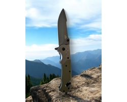 Blue Rocks® Outdoor - RS4.1 Groen - Mes - Survival Zakmes - 23 CM - Jachtmes - Camping - Kamperen - Scouting - Noodpakket