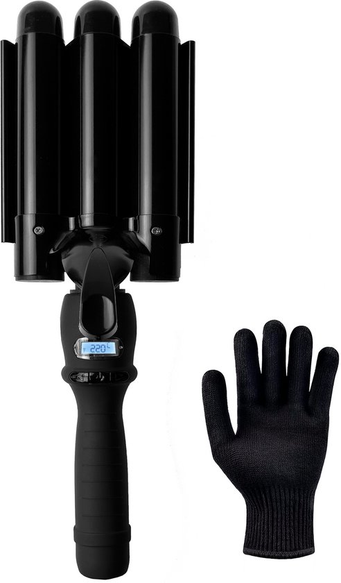 VAIVE Professionele Wafeltang 25mm – Signature Curls Edition – Waver – Golvenkrultang – Wave Krultang – Beach Waves