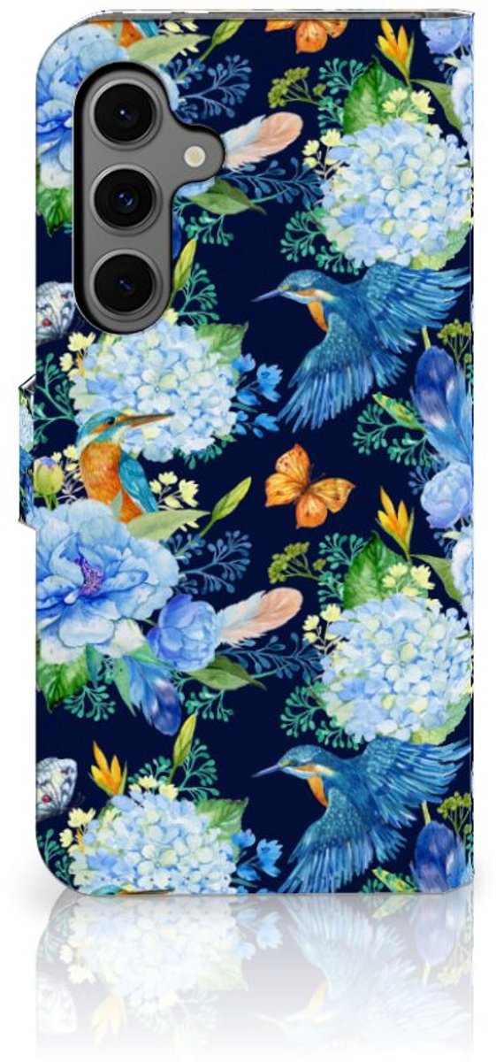 Telefoonhoesje met Pasjes voor Samsung Galaxy S24 FE IJsvogel