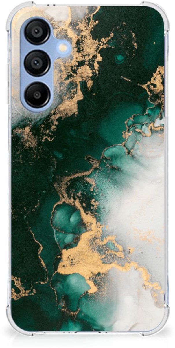 Anti-Shock Hoesje voor Samsung Galaxy A16 Marmer Groen