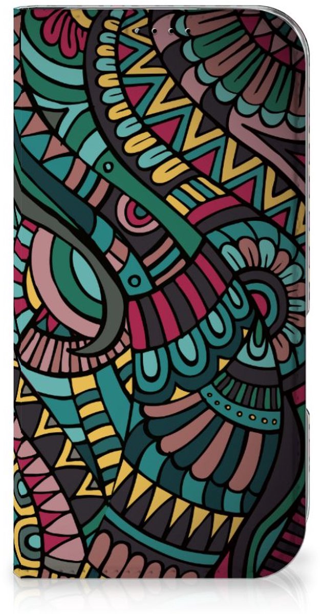 iPhone 16 Hoesje met Magneet Aztec