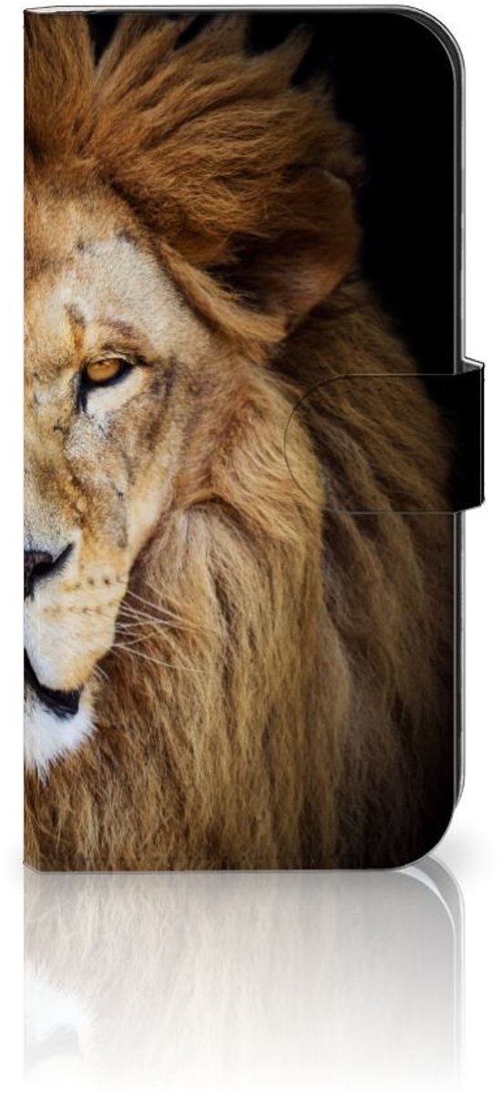 Samsung Galaxy S25 Plus Telefoonhoesje met Pasjes Leeuw