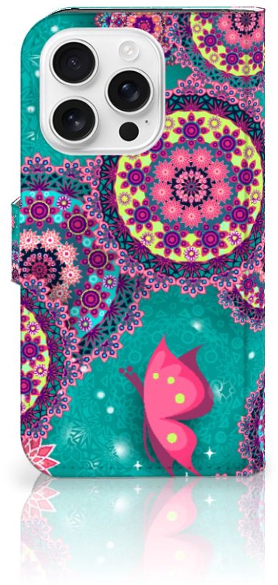 iPhone 16 Pro Hoesje Cirkels en Vlinders