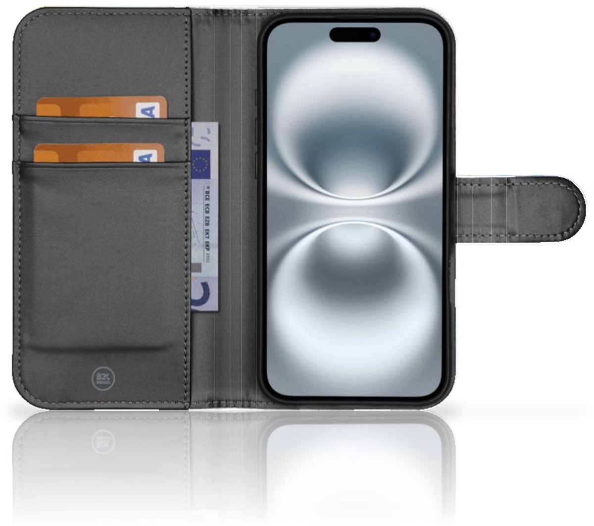 Boekhoesje voor Hoesje iPhone 16 Watercolor Light
