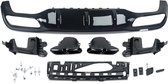 Achterbumper Diffuser - Voor Mercedes W213 E-Klasse (2016-2020) - AMG E63 Stijl - Carbon Look - Auto Accessoires