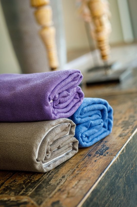 Ecoyogi Hot Yoga Handdoek - Paars (183 x 62 cm) - Materiaal: 20% nylon en 80% polyester van Merkloos — afbeelding 3