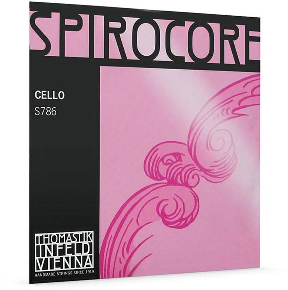 Thomastik Infeld TH-S-786 cello string D-2 1/2, spiral core, chrome