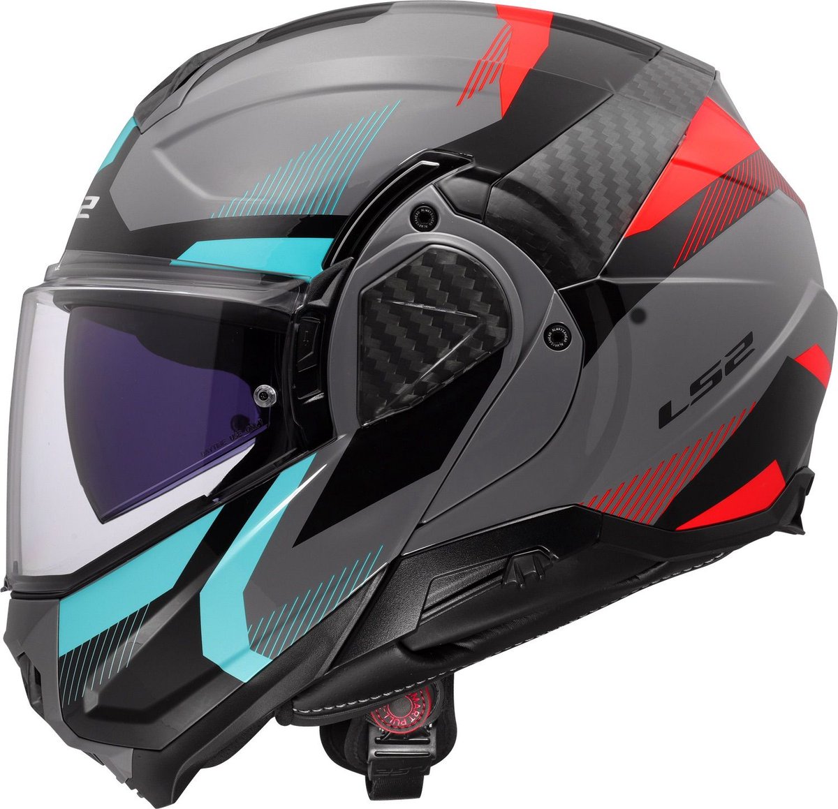 LS2 FF910 Advant II systeemhelm Triple nardo grijs - Maat XXL