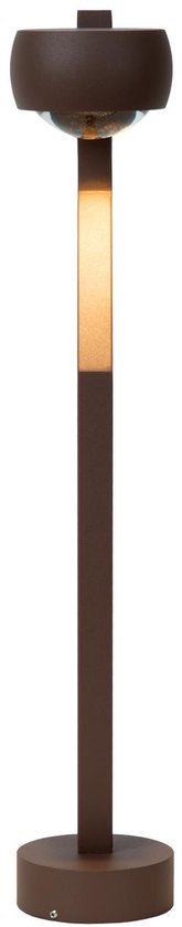 Lucide ESTAL - Sokkellamp - LED - 1x9W 2700K - IP54 - Roest bruin