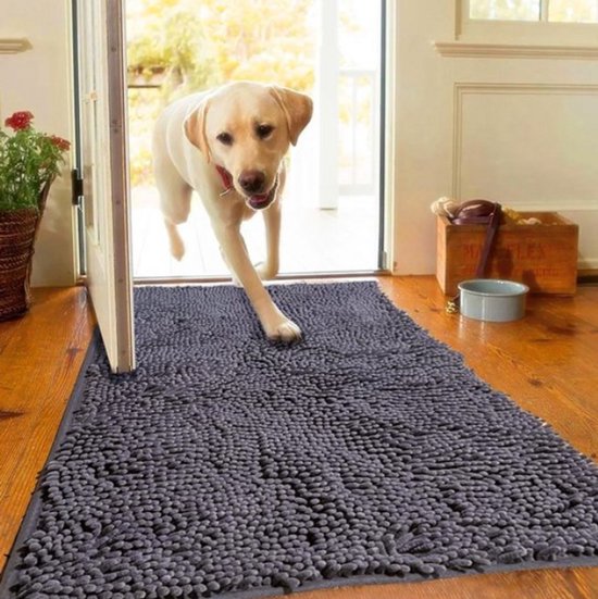 Tapis Chiens facile à nettoyer Pet Pieds absorbant Chiens saleté doux lavable tapis coussin pour petits grands Chiens