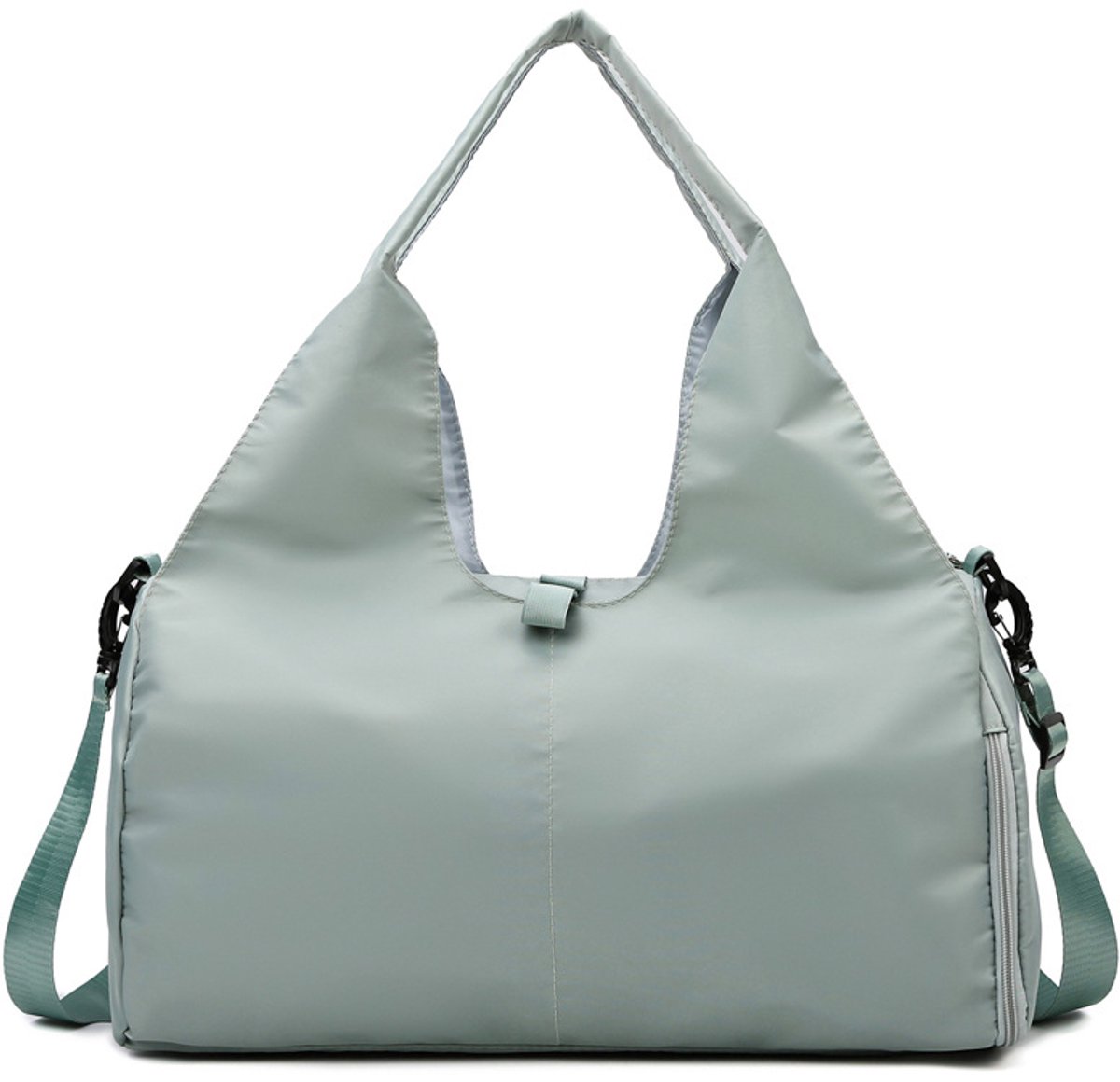 Yogatas - Yogamat tas - Tas voor yogamat - Yogabag - Sporttas met rits - sport en fitnesstas - Dames - Handbagagetas - slijtvaste reistas met grote capaciteit en apart schoenenvak - Voor Pilates Gym Workout Strandreizen - Turkoois