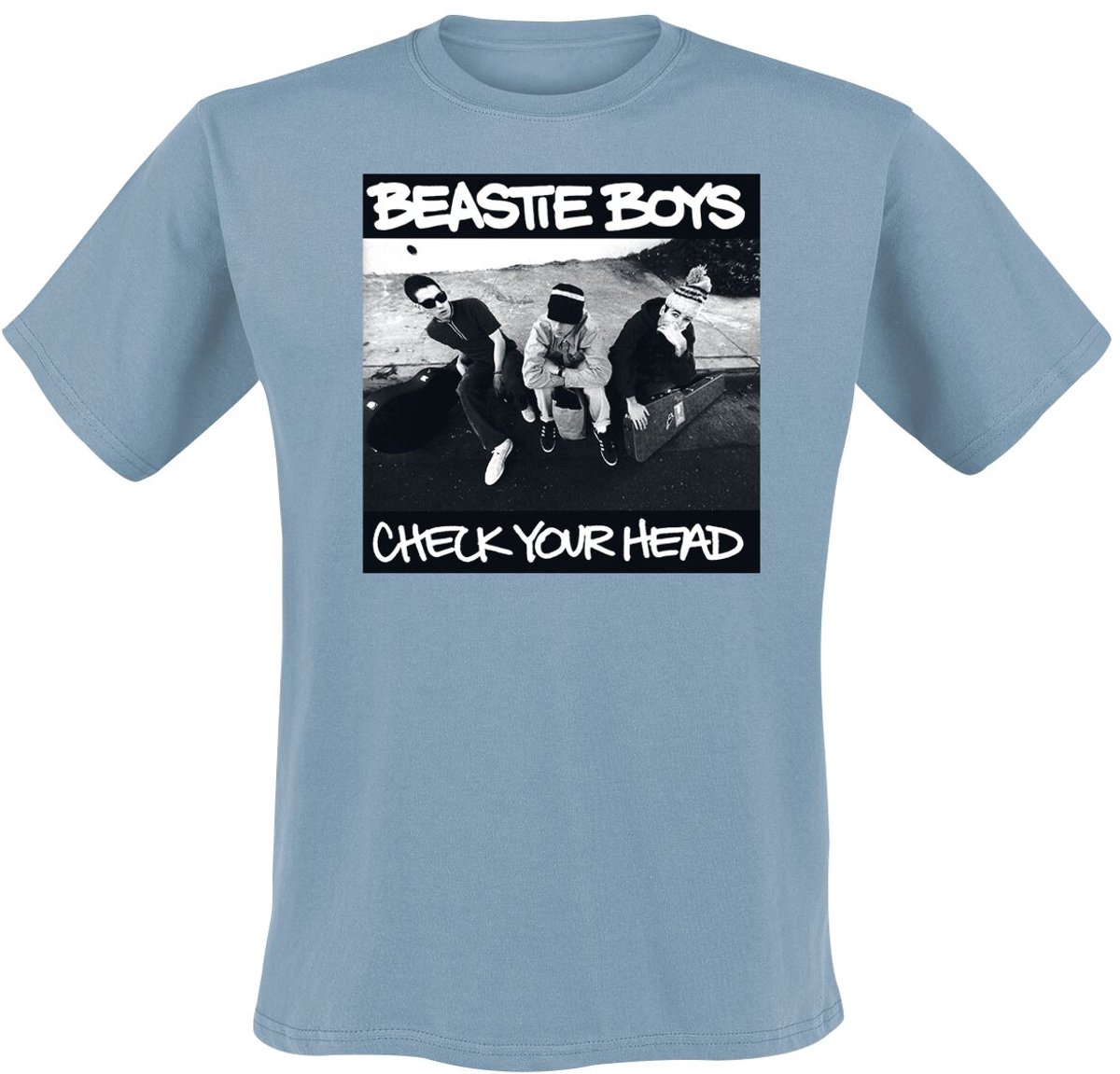 Beastie Boys Check your head Heren T-shirt - blauwgrijs - XXL