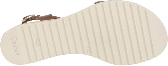 GABOR Sandalen met Hak Dames 751.1 Maat: 38 5 Materiaal: Leer Kleur: Taupe