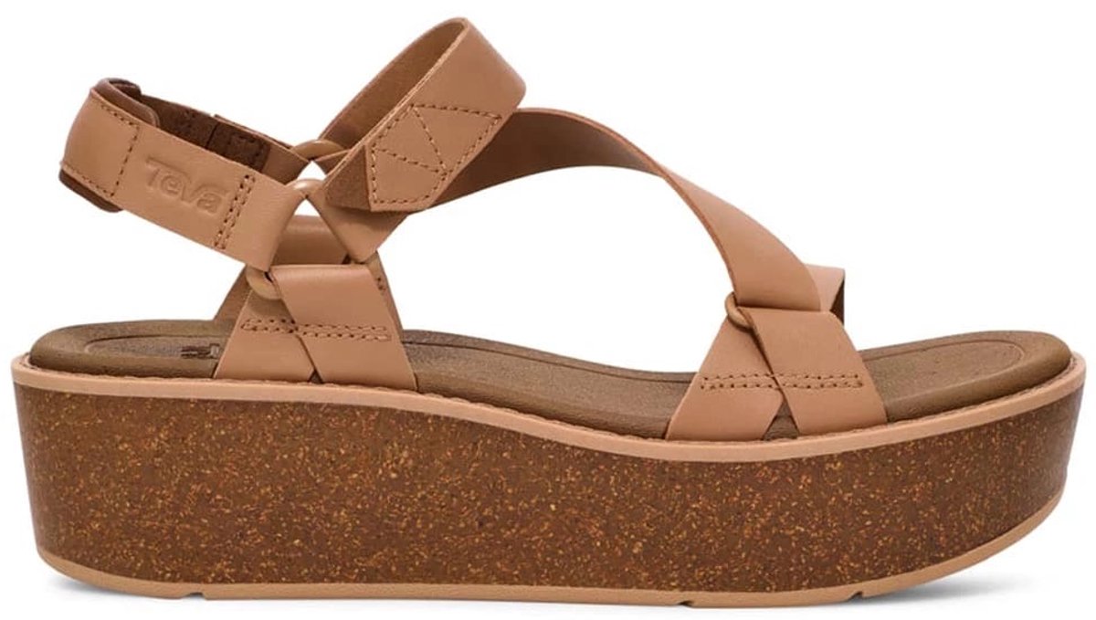 Teva Madera Wedge dames sandaal – 9 Beige