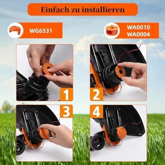 Grastrimmer spoel geschikt voor 20V Worx Grastrimmers van Merkloos	 — afbeelding 3