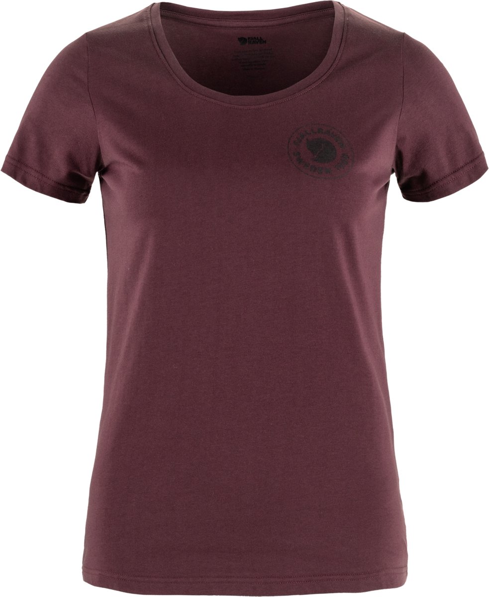 Fjallraven 1960 Logo T-shirt Women - Outdoorshirt - Dames - Port - Maat L