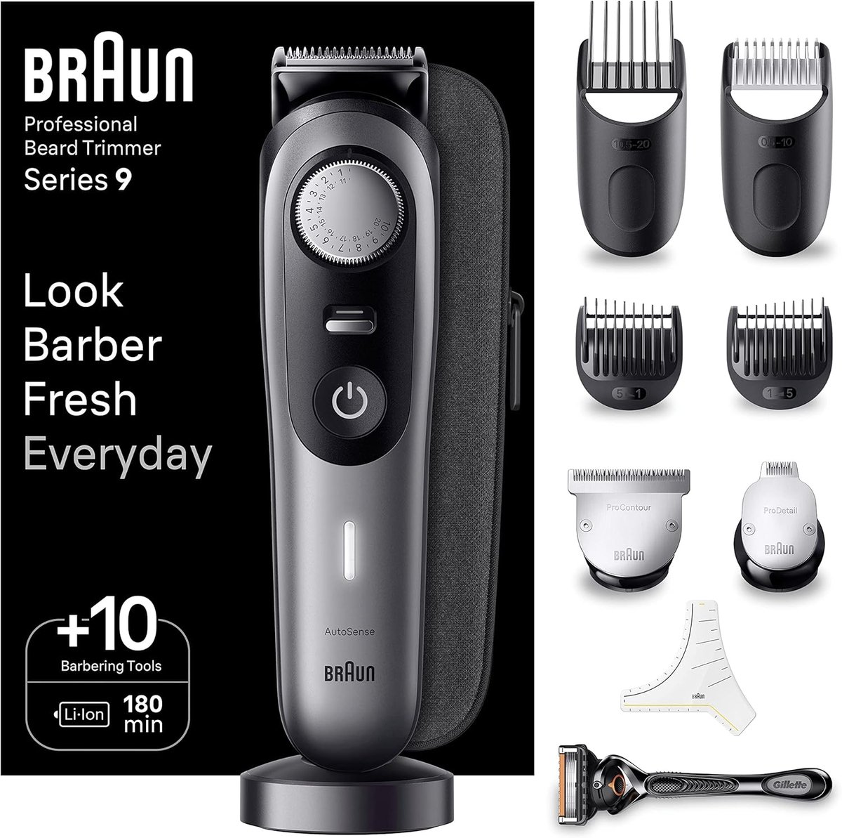 BRAUN Baardtrimmer Series 9 BT9420