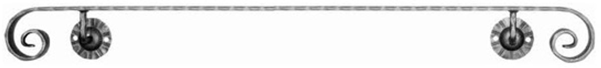 Geprefabriceerde leuning, smeedijzer, thermisch verzinkt, plat ijzer 40 x 8 mm, lengte 800 - 2000 mm