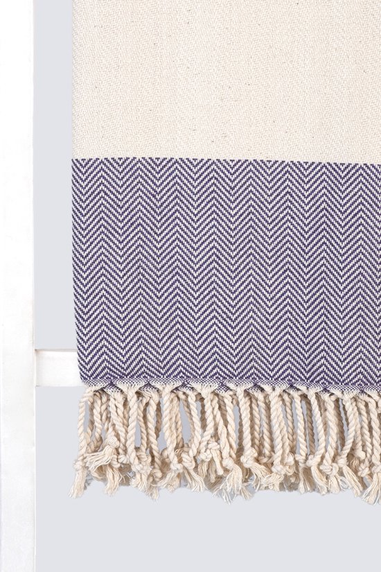 Hamamdoek fuchsia, gestreept | 100% katoen | Merk: Beachie Hamamdoek fuchsia, gestreept | 100% katoen | Merk: Beachie