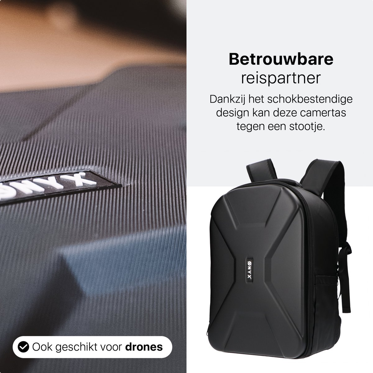 ONYX Cameratas Hardcase - Spatwaterbestendig met Laptopvak thumbnail 6