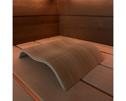 Sauna hoofdsteun Wave - Red Ceder