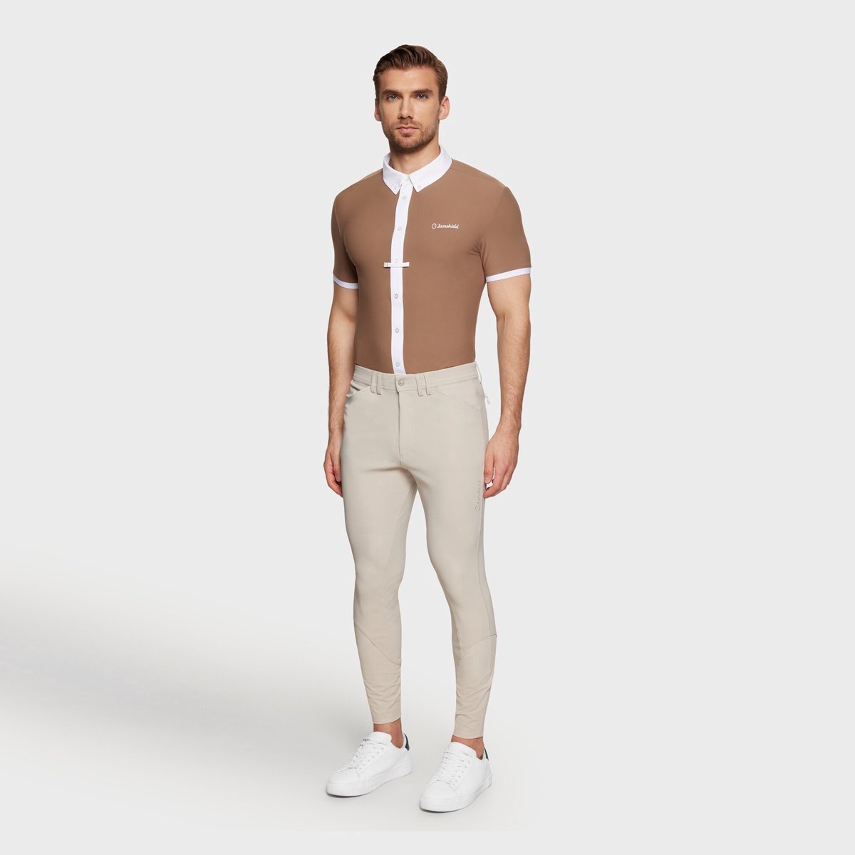 Samshield Raphael Knie Grip Rijbroek Heren SS25 M Wit
