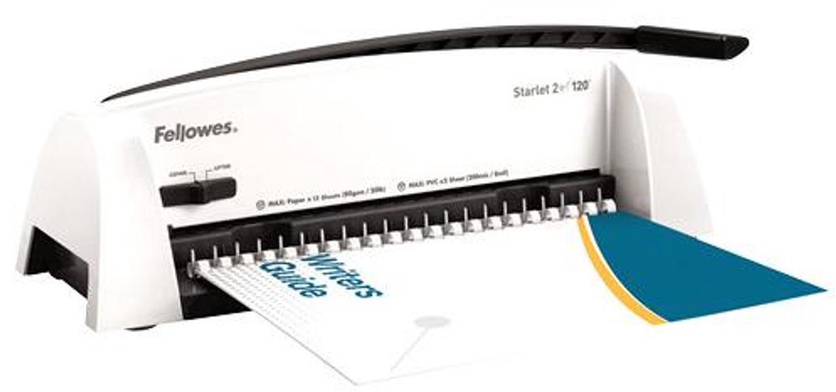 Fellowes Inbindmachine Starlet 2+ - Plastic Bindruggen thumbnail 6