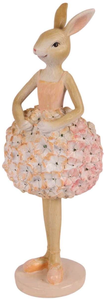 Baroque - Decoratief beeld of figuur - Konijn resin 22 cm - 22x8x7 - Polyresin