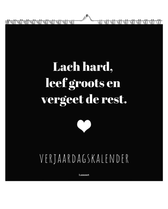 Verjaardagskalender Geluksmomenten - Inspiratie Kalender
