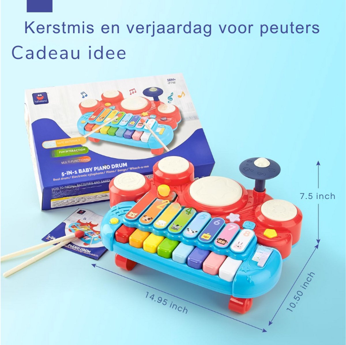Tolo Speelgoed Trommel Bio online kopen - Baby Plus - Babywinkel