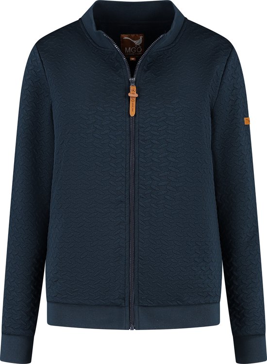 MGO Flora - Gilet femme - Doublure polaire douce - Rembourré - Bleu marine