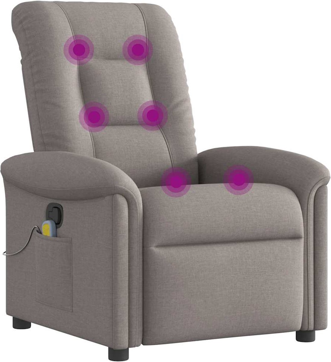 Afbeelding 3 van GranMaison Massagestoel Elektrisch Taupe 1 Persoon